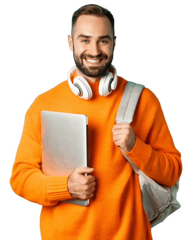 Học viên LanguageCert cầm máy tính